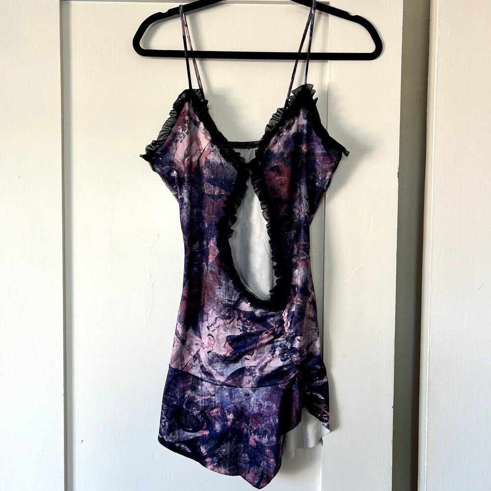 Jaded London Dusk Bloom mini Fatale party dress